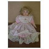 Vtg Porcelain Doll