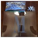 Monogram Decor and Jewelry Pieces