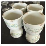 4pc Haviland Limoges Egg Cups