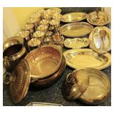 Vtg Silver-Plated Tableware