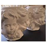 Ceramic Cherub Planters