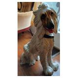 Vtg Ceramic Dog Figurine Statue