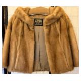 Vtg Helen of Memphis Mink Cape
