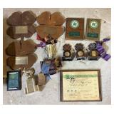 Collection of Vtg 4-H Plaques & Trophies