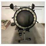 Fitness Equipment-Weight Bench Set & Trampoline