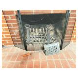 Cast Iron Andrions and Panel, popcorn popper