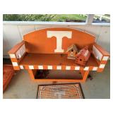 Handmade Wooden UT Bench Bird Houses
