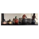 5 vtg Porcelain duck figurines