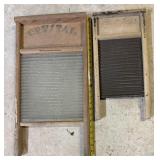 2 Antique Washboards