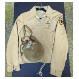 Vintage Boy Scout Jacket and canteen