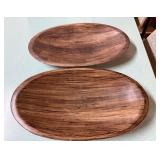 2 Ceramic Oval Serving Dishes