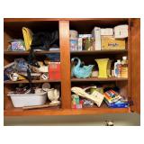 Contents of Two cabinets, Step Ladder, Iron Bd