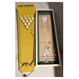 Vtg Shuffleboard & Bowling Hybrid and Snap Bowling