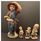 4 Figurines-See Photos