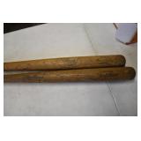 Pair of Vintage Wooden Softball Bats