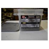 Bucket of 3' Tan Screws