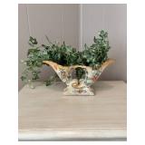 Abingdon USA Floral Ceramic Vase