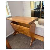 Wooden Magazine Rack Table With Storage