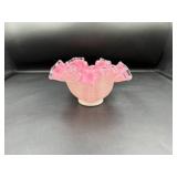 Fenton Silvercrest Ruffled Bowl