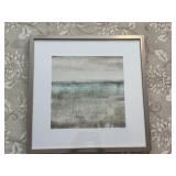 Framed Artwork with Abstract Landscape