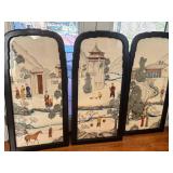 Framed East Asian Art Drawings