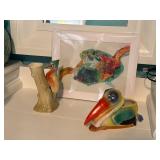 Decorative Bird and Turtle Items