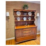 Wooden Hutch With Buffet Base