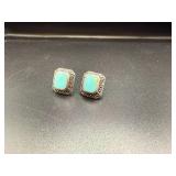 Sterling Silver Turquoise Earrings
