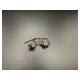 Sterling Silver 925 Drop Earrings