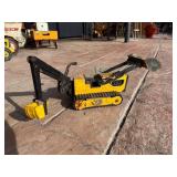 Vintage Metal Toy Excavator