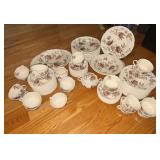 Vtg. Johnson Brothers Floral China Dinnerware Set