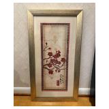 Framed Floral Artwork by R. Cairns