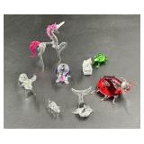 Glass Animal Figurines
