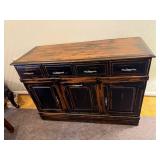 Distressed Wooden Sideboard with Storage