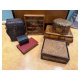 Decorative Boxes and Display Case