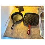Cast Iron Skillet and Grill Pan Set