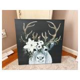 Snow the Reindeer Canvas Wall Art