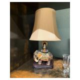 Table Lamp with Elephant Base Design