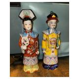 Ceramic Figurines in Traditional Attire