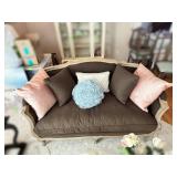 Sm. French-Style Settee or Loveseat