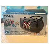 Coby 7-Inch Portable Digital TV + DVD Boombox