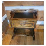 Oak Mid-Century Ranch Style Stand