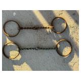Vintage Twisted Metal Horse Bits