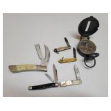 Knives and U.S. Army Compass