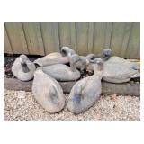 Eight Duck and Goose Decoys
