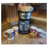 Mr. Coffee Set With Holiday Mugs