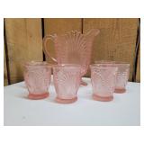 Mosser Shell Pink Glassware Set