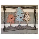 Metal Tree Wall Art Decor