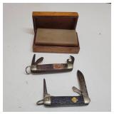 Boy Scouts Knives and Sharpening Stone