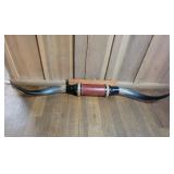 Longhorn Wall Decor With Leather Wrap